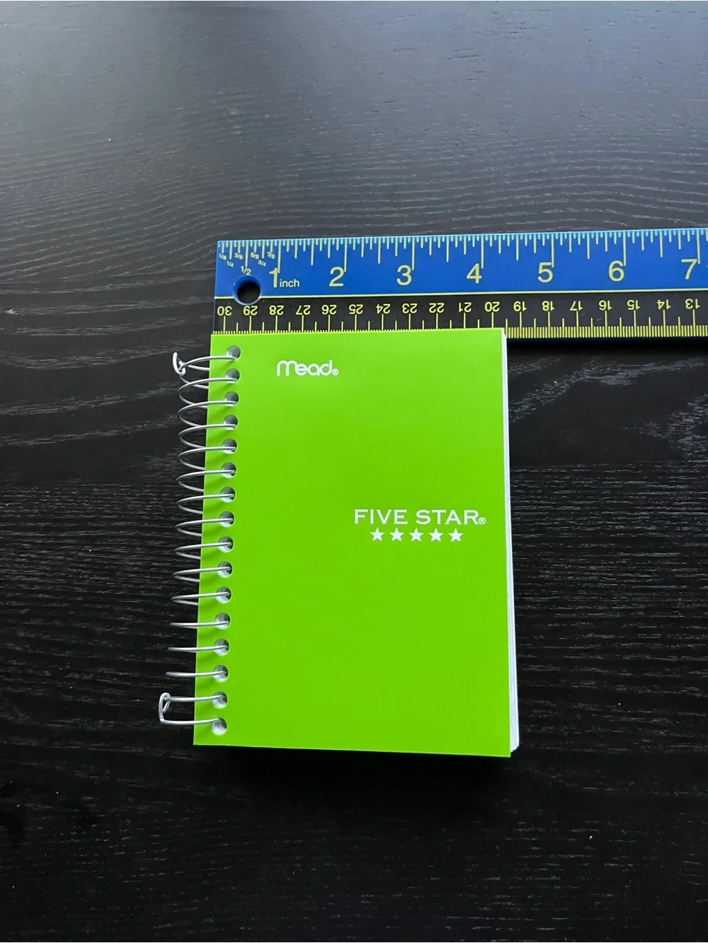 Mead Five Star Lime Green Small Spiral Notebook College Ruled 200 Sheets 5.5x3.5